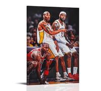 WNLEGNED NBA All Star Kobe Bryant Vintage Poster Decorative Painting Canvas Wall Posters And Art Picture Print Modern Family Bedroom Decor Posters 20x30inch(50x75cm)