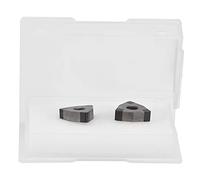 WNMA080408 - CBN Lathe Cutter Blade Insert, CNC Turning Cutting Tool Set, Cubic Boron Nitride Material with 6 Cutting Tips, High Hardness Over 8000HV for Nodular Cast Iron Processi