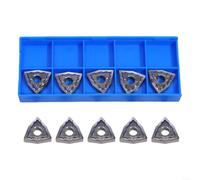 WNMG080408 HA Carbide Inserts for Efficient For Aluminum Machining, Set of 10