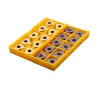 WNMG080408-MA Carbide Turning Inserts 20pcs for -Finishing and Finishing on Steel Stainless Steel Cast Iron Compatible with MWLNR/L Holder