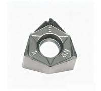 WNMU080608 Carbide Inserts PlatesDouble-Sided Hexagonal 90° Right Angle Fast Feed Milling Cutter 10PCS(WNMU080608EN-GM)