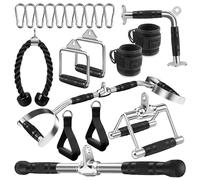 WNOEY Cable Machine Attachment, Cable Attachments for Gym, Gym Cable Attachments, Cable Machine Attachments Set