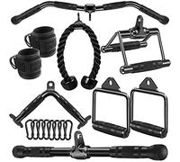 WNOEY Cable Machine Attachment, Cable Attachments for Gym, Gym Cable Attachments, Cable Machine Attachments Set