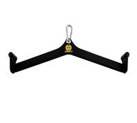 WNOEY LAT Pull Down Bar, LAT Pulldown Attachments T-bar V-bar,Pull Down Bar with Ergonomic Handle, Tricep Bar Back Strength Training Handle, Grips Cable Back Attachments for Home Gym