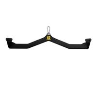WNOEY LAT Pull Down Bar, LAT Pulldown Attachments T-bar V-bar,Pull Down Bar with Ergonomic Handle, Tricep Bar Back Strength Training Handle, Grips Cable Back Attachments for Home Gym