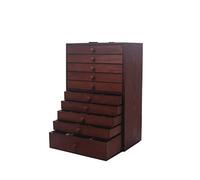 Wnota Jewelry Box 10 Layer Wooden Storage Jewelry Case With Drawer Extra Large Jewelry Organizer Box For Women Gift. Jewelry Storage Case