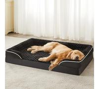 WNPETHOME Dog Beds for Large Sized Dogs, Washable Orthopedic Dog Couch Sofa Bed with Waterproof Lining & Non-Skid Bottom for Pet Sleeping