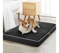 WNPETHOME Orthopedic Dog Bed Medium Size Dog, Waterproof Medium Dogs Bed with Removable Washable Cover, Multi-Needle Quilting Dogs Crate Bed