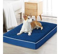 WNPETHOME Orthopedic Giant Dog Beds Large Sized Dog, Waterproof Extra Large Dogs Bed with Removable Washable Cover, Multi-Needle Quilting Dogs Crate Bed