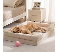 WNPETHOME Orthopedic Washable XL Dog Bed for Senior Dog Cozy Sleep
