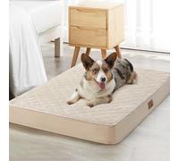 WNPETHOME Orthopedic XL Dog Bed for Crate, Waterproof Extra Large Dogs Bed with Removable Washable Cover, Multi-Needle Quilting Dogs Crate Bed