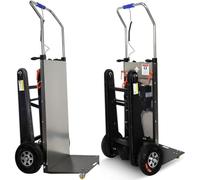 WNRLL Electric Stair Climbing Dolly Powered Electric Stair Climbing Hand Trucks Dolly Cart with Rubber Tracks for Moving Heavy Duty Stair Climber,07