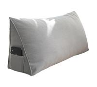 WNRLL Headboard Pillow Long Bed Pillow Triangular Bedside Cushion Soft Wedge Pillow Headboard Double Bedside Triangle Cushion,03,60X35X20cm