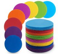 WNSIRVY 40 Pcs Carpet Spot Markers for Classroom 5 Inches Circle Sit Spots Floor Dots 8 Colors for Kids Teachers Elementary Preschool Kindergarten Supplies