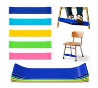 WNSIRVY 5 Pack Chair Bands for Kids with Fidgety Feet, ADHD Tools for Kids, Improve Focus & Reduce Restlessness, Chair Bands for Sensory ADHD ADD Autism - Classroom & Home Must Haves (Multicolor)