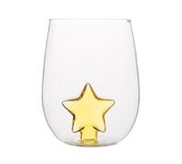 Wnvivi 450ml Creative Cocktail Glass,Martini Glasses Drinkware,Novelty Whiskey Glasses,Unique 3D Glass Drinking Cups for Home Party Bar Nightclub(Star)