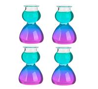 Wnvivi 4Pcs Absinthe Layered Glasses,5.3oz Cordial Glasses,Cocktail Glass,Bubble Drinking Glasses,Elegant Margarita Glass
