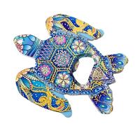 Wnvivi Fridge Magnet Bottle Opener,Fish Turtle Shaped Beer Bottle Opener Magnetic,Unique Animal Refrigerator Magnet for Home Kitchen (Blue)