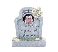 Wnvivi Mini Pet Memorial Stones,Pet Grave Markers,Cat Dog Grave Marker Pet Monument,Pet Memorial Stone for Loss of Dog (A)