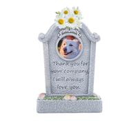 Wnvivi Mini Pet Memorial Stones,Pet Grave Markers,Cat Dog Grave Marker Pet Monument,Pet Memorial Stone for Loss of Dog (B)