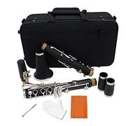 WNWN 17 Key Bb Flat Clarinet Nickel Plating Exquisite With Cleaning Cloth Gloves Durable Musical Instruments Professional Clarinet