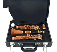 WNWN Clarinet C Keys Redwood Klarnet Gold Plated Professional Clarinet