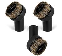 WNXBFO 3 Pack 32mm Henry Hoover Head Replacement, Brushes for Henry Hoover Attachments, Universal Replacement Round Horse Hair Dusting Brush Head Accessories Tool