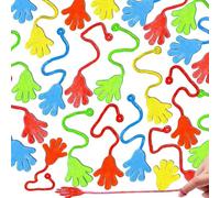 WNXBFO 50 Pcs Sticky Hands, Sticky Hands Game, Stickys Hand Toy, Sticky Mens, Sticky Hand, Easter Toy，Stretchy Men Party Bag Fillers, Stretchy Men, Sticky Man, Sticky Toys That Stick to The Wall