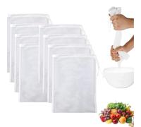 WNXBFO 8 Pieces Cheese Cloth, Reusable Cheese Cloths for Straining, 8”x12” Muslin Cloths for Cooking, Cheesecloth for Straining for Cooking,Nylon Strainer for Yogurt Almond Soy Oat Milk