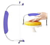 WNXBFO Adjustable Cake Leveller and Slicer, Professional Cake Cutter (Purple)
