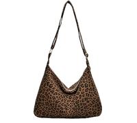WNXBFO Leopard Print Bag, Fashionable Leopard Print Handbag for Daily Use, Leopard Print Tote Bag with 35 cm by 25 cm Dimensions, Ideal for Work Commutes and Social Events