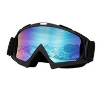 WNXBFO Ski Goggles, Mtb Goggles, Ski Goggles for Men Women, Motocross Goggless with Adjustable Elastic Head Strap, Dirt Bike Goggless for Skiing Motorcycle Riding ATV Racing Outdoor Sports