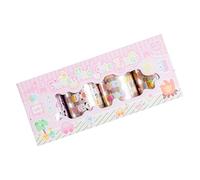 WNXGNHO 4 Rolls Sweet Handbook Tape Decorative Lovely Animal Crafting Masking Craft Supplies for Scrapbooking