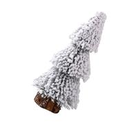 WNXGNHO Artificial Small Christmas Trees Snow Pine Tree Party Supplies for Home Desktop Holiday Decoration Small Snow Pine Tree with Wood Base