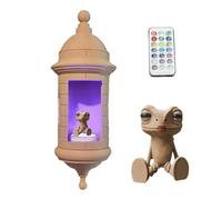 WNXGNHO Castles Tower Shape Wall Mounted Lamp LED Night Lamp Remote Operations with Frogs Texture for Elegant Decors Hall Light