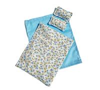 WNXGNHO Doll House Bedroom Bedding Set with Sheet Pillow Realistic Minature Bedding Easy Change for Creative Model Enthusiasts Creative Project Supply