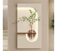 WNYAILLL 3D Sandstone Decor Wall Art Painting, Plug-in Power Supply 3D Wall Mural, Decorative Painting for Bedroom Kitchen Home, Art Decoration Sculpture(Brown B,45cm*75cm/17.7 * 29.5in)