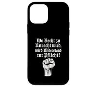 Wo Recht zu Unrecht wird, wird Widerstand zu Pflicht Case for iPhone 12 mini