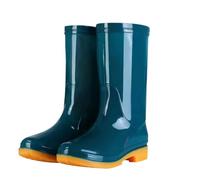 Wo’s Knee-High Wellington Boots, Non-Slip Rubber Sole Waterproof Wellies, Breathable Lining & Tall Rain Boots for Ladies, Lightweight Comfortable for Festivals, Muddy Fields, Walking Dark Green