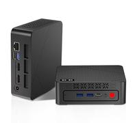 wo-we P6 Mini Gaming Pc AMD Ryzen 5 3550H（4C/8T,Up to 3.7GHz,16GB DDR4 RAM 512GB M.2 2280 SSD，Mini Desktop Computer Support Dual 4K,WiFi5, BT5.0, Ethernet, HTPC for Business, Education, Home