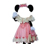 [Wo Wo Merchant] Tokyo DisneySea Mini Show "Easter in New York" Minnie Style Cosplay Costume + Hat