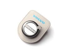 WOAFEY Car Glasses Holder, for Volvo XC60 S40 S60 S90 XC40 XC70 XC90 V40 V60 V90 S80 S80L Sun Visor Glasses Case Sunglasses Holder Clip Sun Glasses Retainer Auto Accessories,Cream