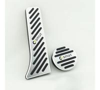 WOAFEY Car Manual Pedals Set for Smart 451 Fortwo Smart 453 Forfour Fortwo, Stainless Steel Gear Pedals Foot Pedals Replacement,451-2Pcs