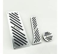 WOAFEY Car Manual Pedals Set for Smart 451 Fortwo Smart 453 Forfour Fortwo, Stainless Steel Gear Pedals Foot Pedals Replacement,451-3Pcs