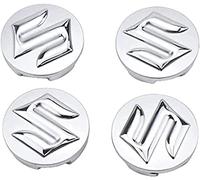 WOAFEY Wheel Centre Hub Caps Cover 4pcs 54mm for Suzuki Swift Sport SX4 Car Wheel Center Hub Cap Car Styling Rims Cover Badge Emblem Stickers Wheel Hub Caps,Silver