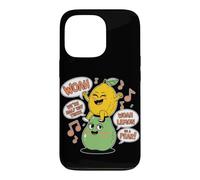 Woah We're Half Way There Woah Lemon On A Pear Funny Fruit Case for iPhone 13 Pro