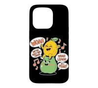 Woah We're Half Way There Woah Lemon On A Pear Funny Fruit Case for iPhone 15 Pro