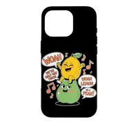 Woah We're Half Way There Woah Lemon On A Pear Funny Fruit Case for iPhone 16 Pro