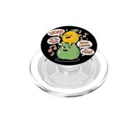 Woah We're Half Way There Woah Lemon On A Pear Funny Fruit PopSockets PopGrip for MagSafe