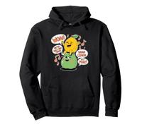Woah We're Half Way There Woah Lemon On A Pear Funny Fruit Pullover Hoodie